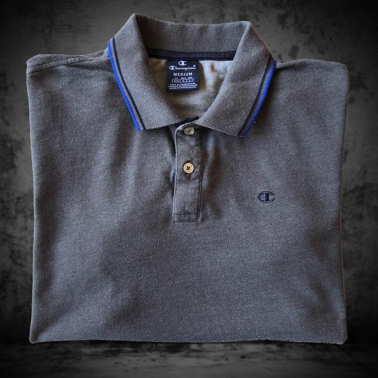 Champion Magliette Polo: Polo Champion Grey Men M – Usato da Genève venduto da ang_7j7j 2