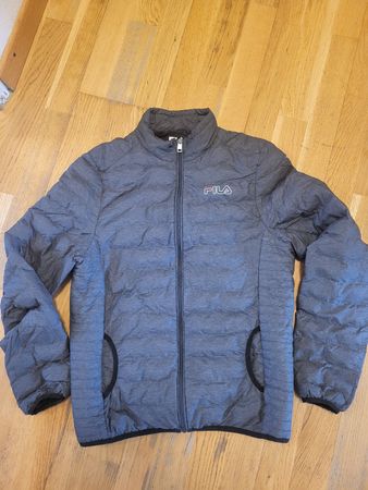 Leichte Übergangsjacke von Fila, Größe S, dunkelgrau