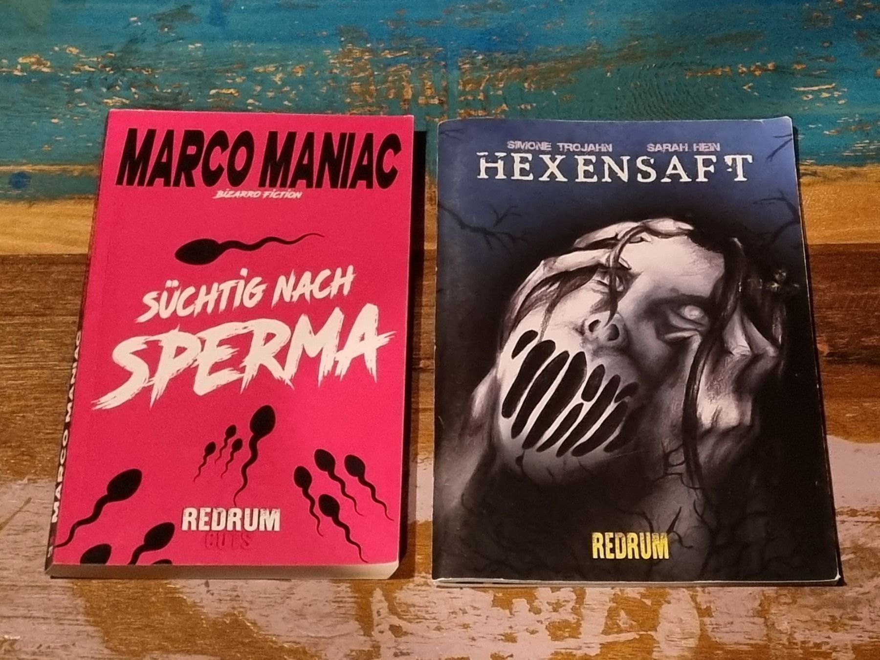 Bücher: 2x Buch / Comic extrem Horror, Redrum – Gebraucht aus Winterthur von Belzarek