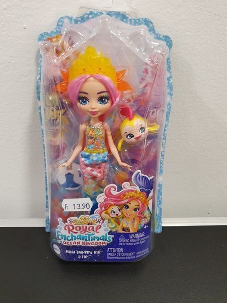 Neu - Mattel - Enchantimals - Radia Rainbow Fish & Flo (Neu und ...