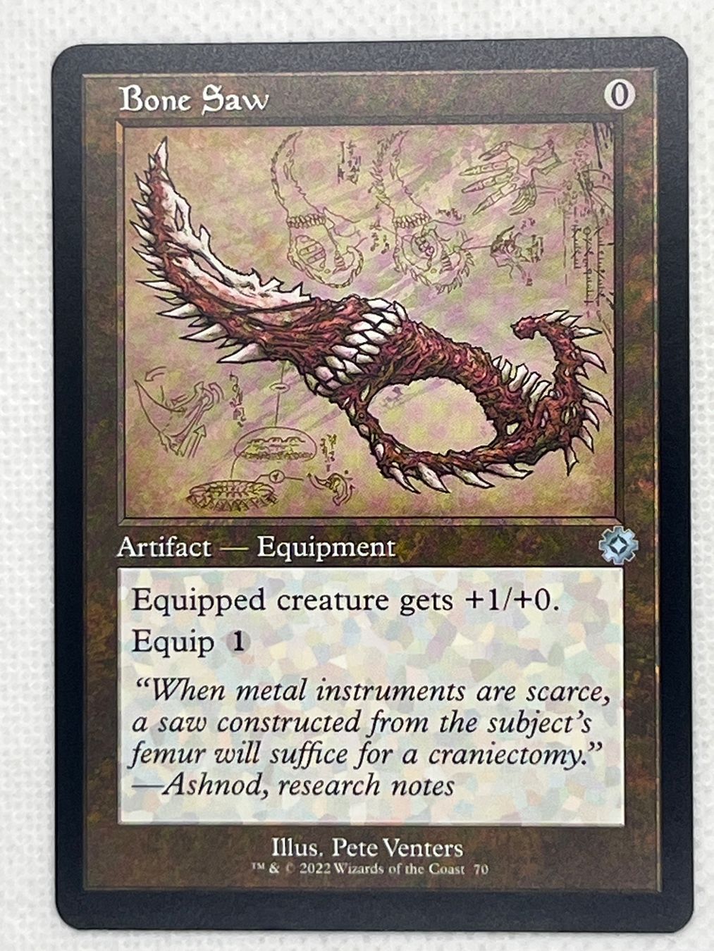 Magic The Gathering Carte collezionabili: MTG Bone Saw BRR 070 Englisch Uncommon Schematic – Usato da Hinterkappelen venduto da Kim1992