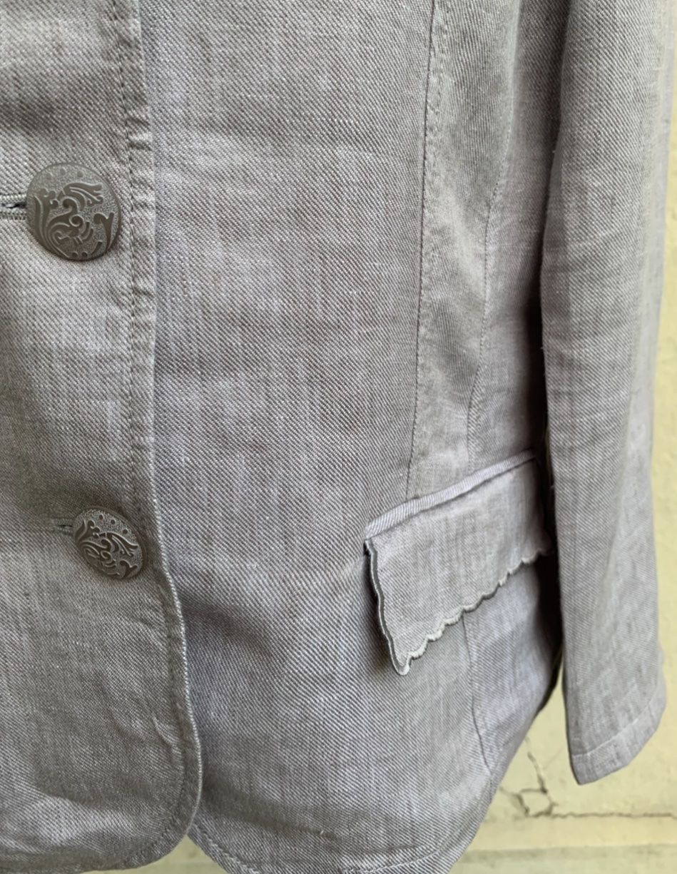 Walder Jacken: Superbe petit blaser fin FRANK WALDER beige gris t.M – Gebraucht aus Martigny von only__you 9