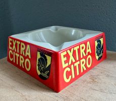 Toller vintage EXTRA CITRO Aschenbecher Werbung