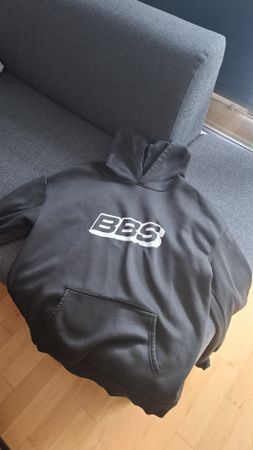 Hoodie BBS Grösse L schwarzes Logo gebraucht