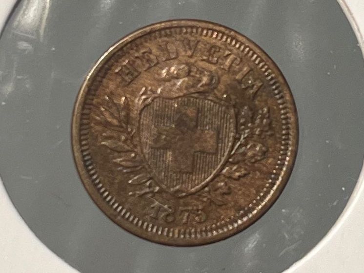 Toutes les monnaies: 1 Rappen 1875 – D'occasion à Tägerwilen par Beata1sager 2