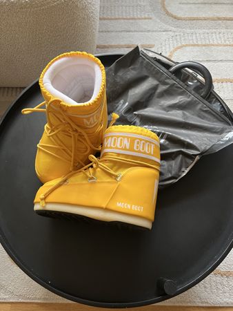 Original Moon Boots, gelb, Grösse 36/38, Winterstiefel