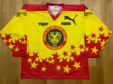ORIGINAL SC LANGNAU # 19 RYSER TRIKOT SCL TIGERS XL