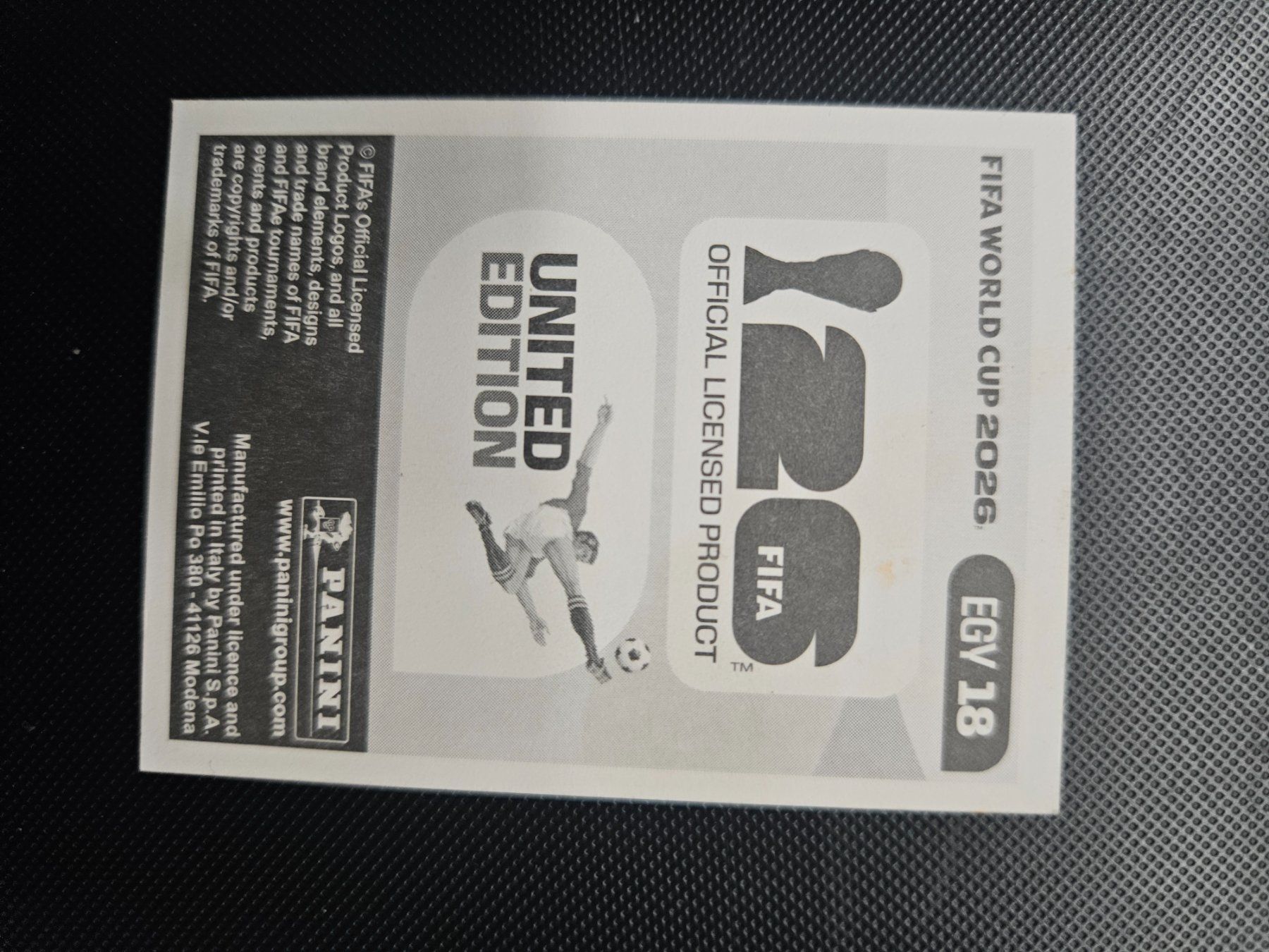 Panini Carte collezionabili: EGY 18 – Usato da Würenlingen venduto da Dinli 1