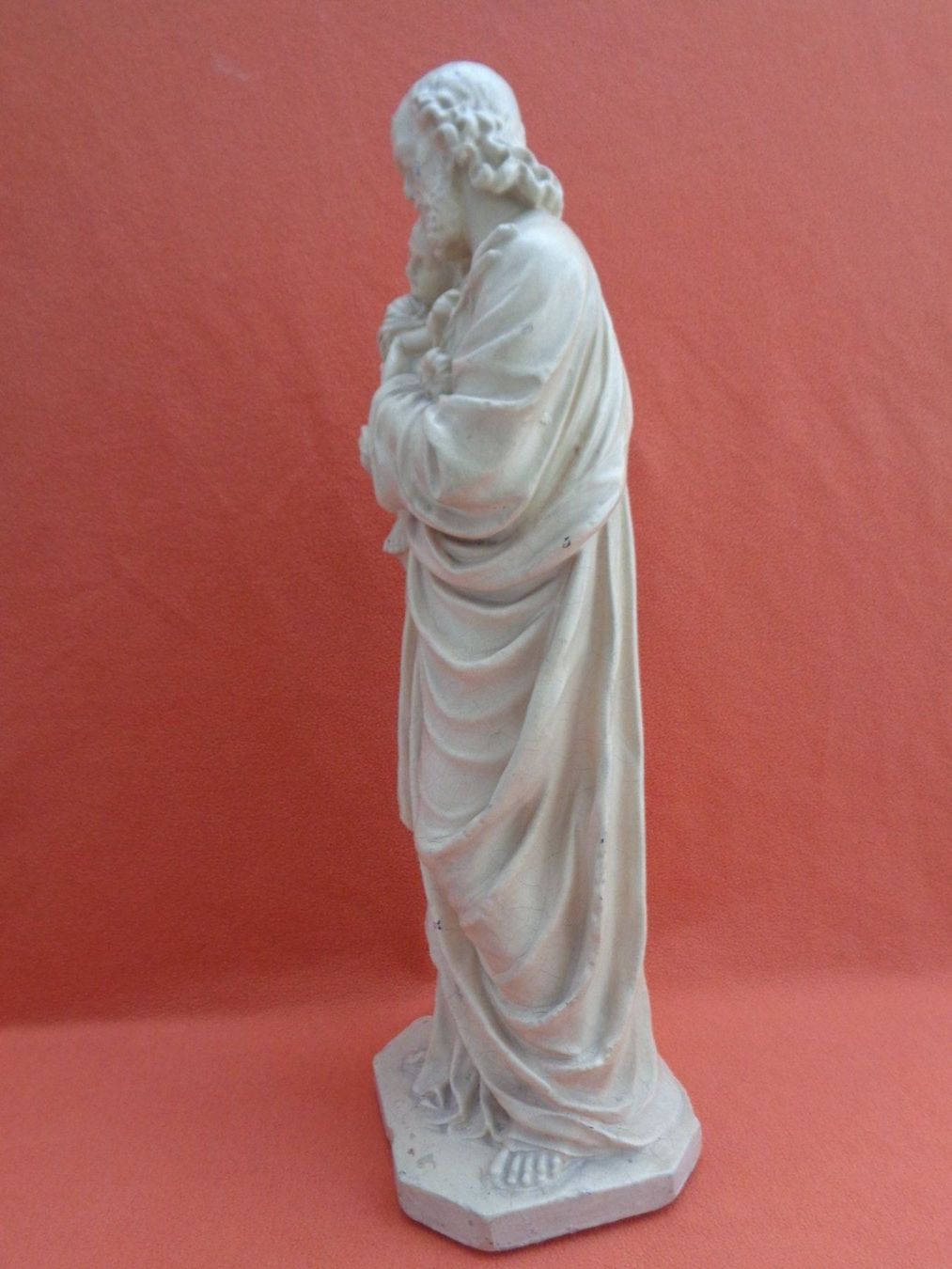 Sculptures & Statues: Alte Heiligenfigur Josef mit Kind - Gips – D'occasion à Chur par omonia 8