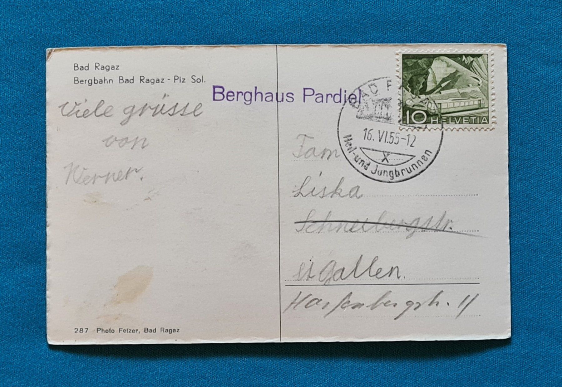 Cartoline postali: Ansichtskarte Bad Ragaz – Usato da Saland venduto da V-Tour 1