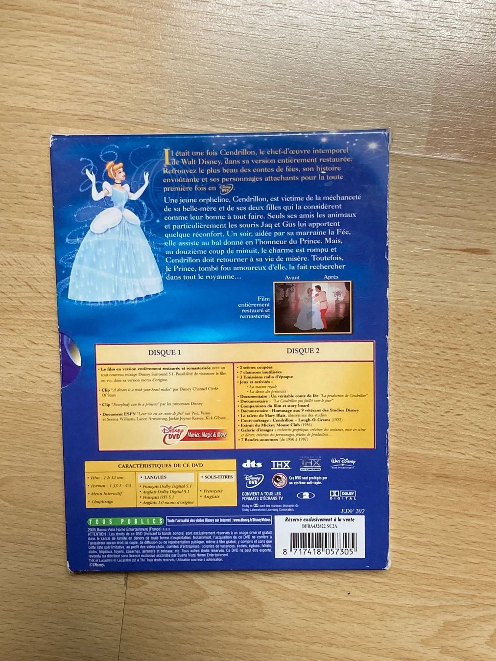 Tutti i DVDs: DVD Cendrillon édition collector - 2 DVD – Usato da Bassecourt venduto da CALUMET-X 1