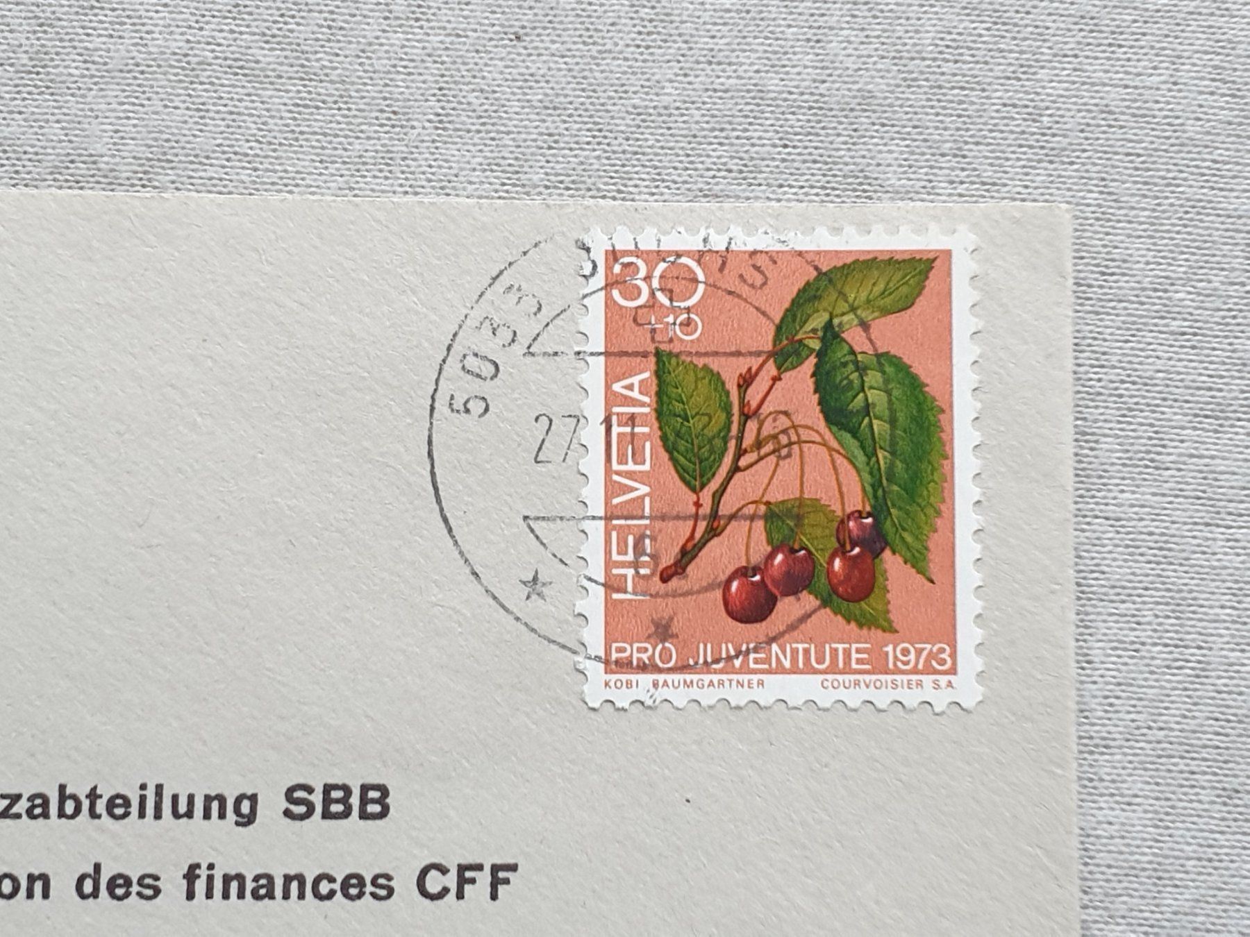 Alle Briefmarken: (121) Pro Juventute 1973 mit Frühstempel – Gebraucht aus Schwarzhäusern von Inot3 2