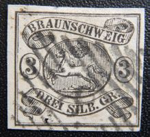 Braunschweig Kat. 8 gest. 1853 Kat. 100 Euro