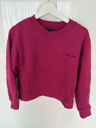 Armani Jeans Felpa Donna Bordeaux - Taglia S - Ottimo!