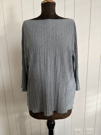 C&A 3/4 Arm Shirt Pullover grau - Grösse XL
