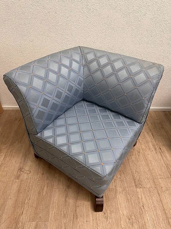 Stühle: Vintage Paar Ecksessel Hellblau – Gebraucht aus Obernau von Arche_Noah_Brocki 1