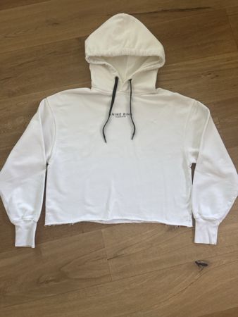 Sweat à capuche Anine Bing blanc taille XS -S