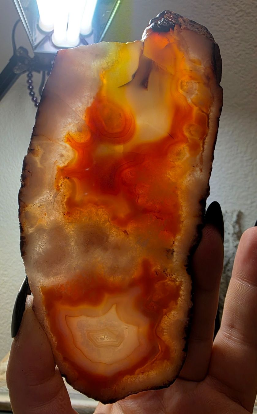 Mineralien & Heilsteine: Schöne Karneol Achat Scheibe 215g – Neu (gemäss Beschreibung) aus Matzingen von Shay_Crystalz 2