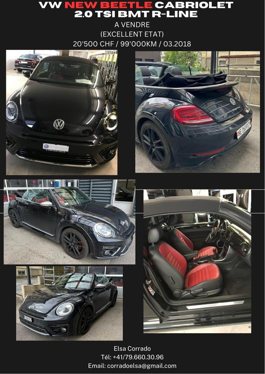 VW New Beetle Cabriolet 2.0 TSI BMT R-Line