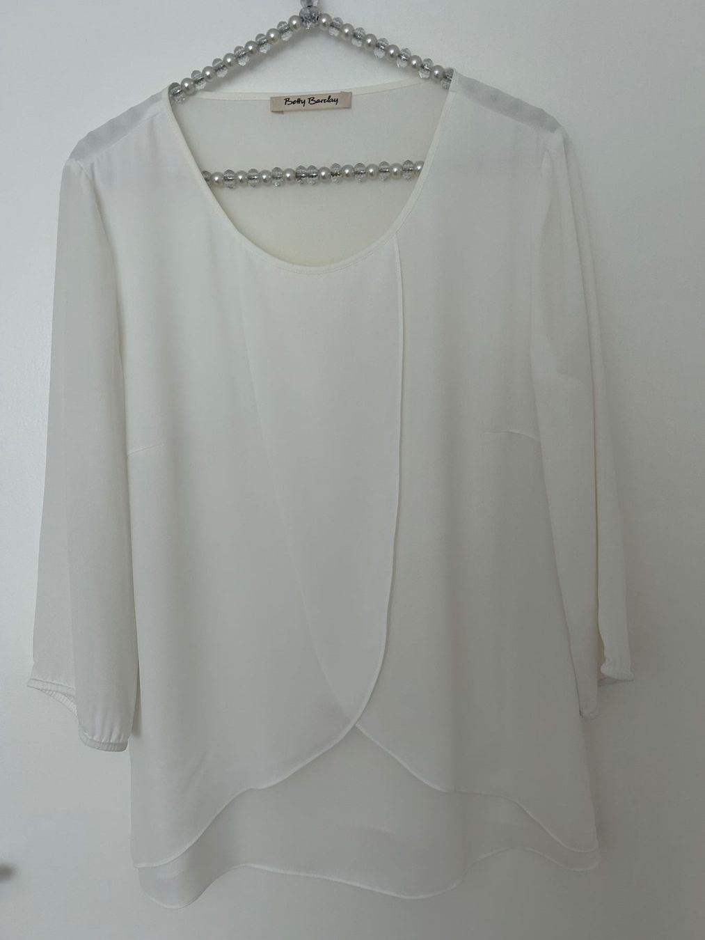 Betty Barclay Camicette: Betty Barclay Bluse, weiss, Gr.38 – Usato da Horn venduto da Resvi