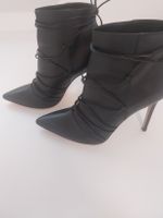 schwarze Schnürstiefelletten Gianvito Rossi 38.5, NEU