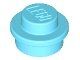 Lego Medium Azure Plate, Round 1 x 1 20 Stück