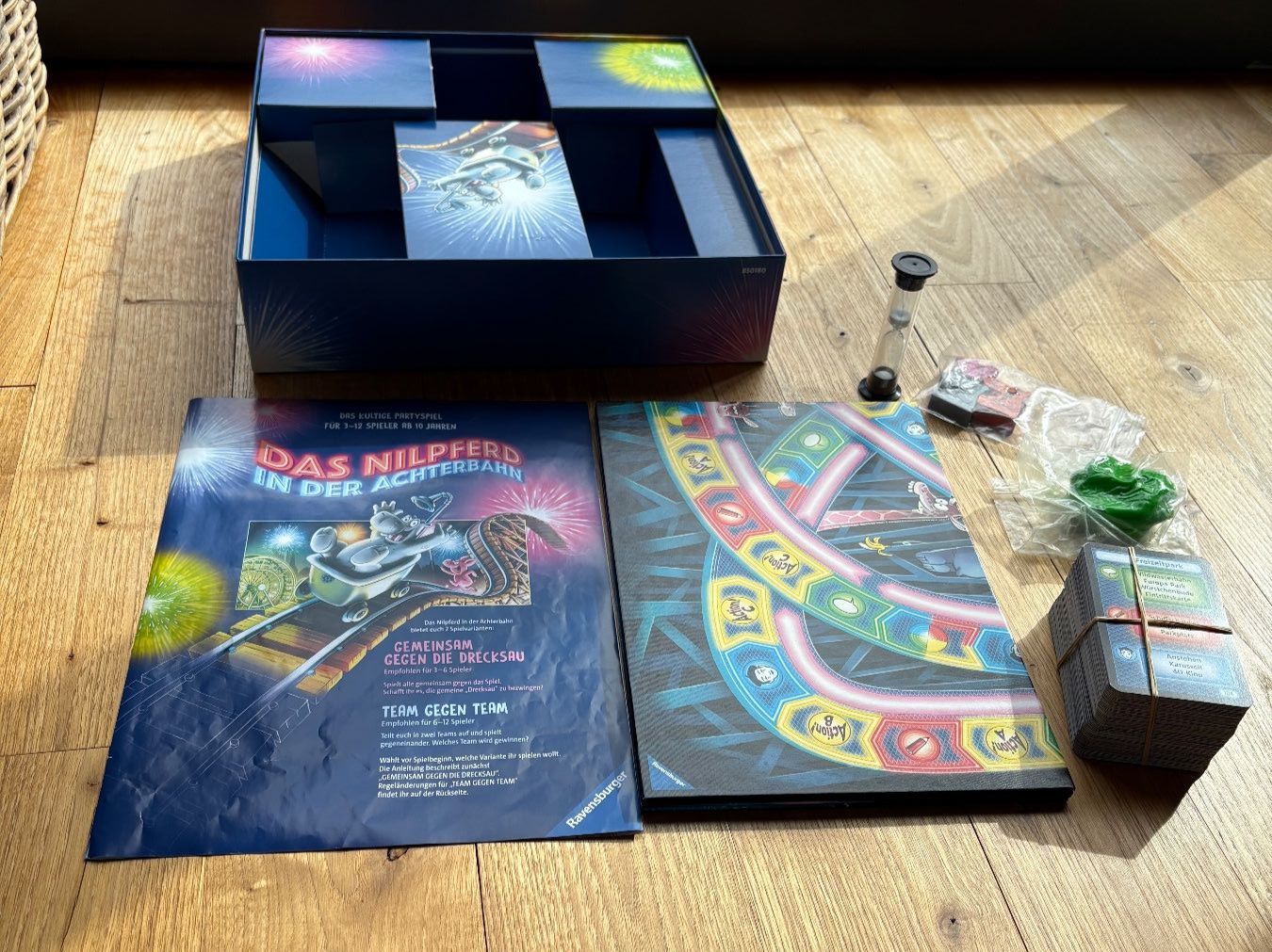 Ravensburger Giochi: Das Nilpferd in der Achterbahn Partyspiel – Usato da Gelterkinden venduto da TeamFrey 2