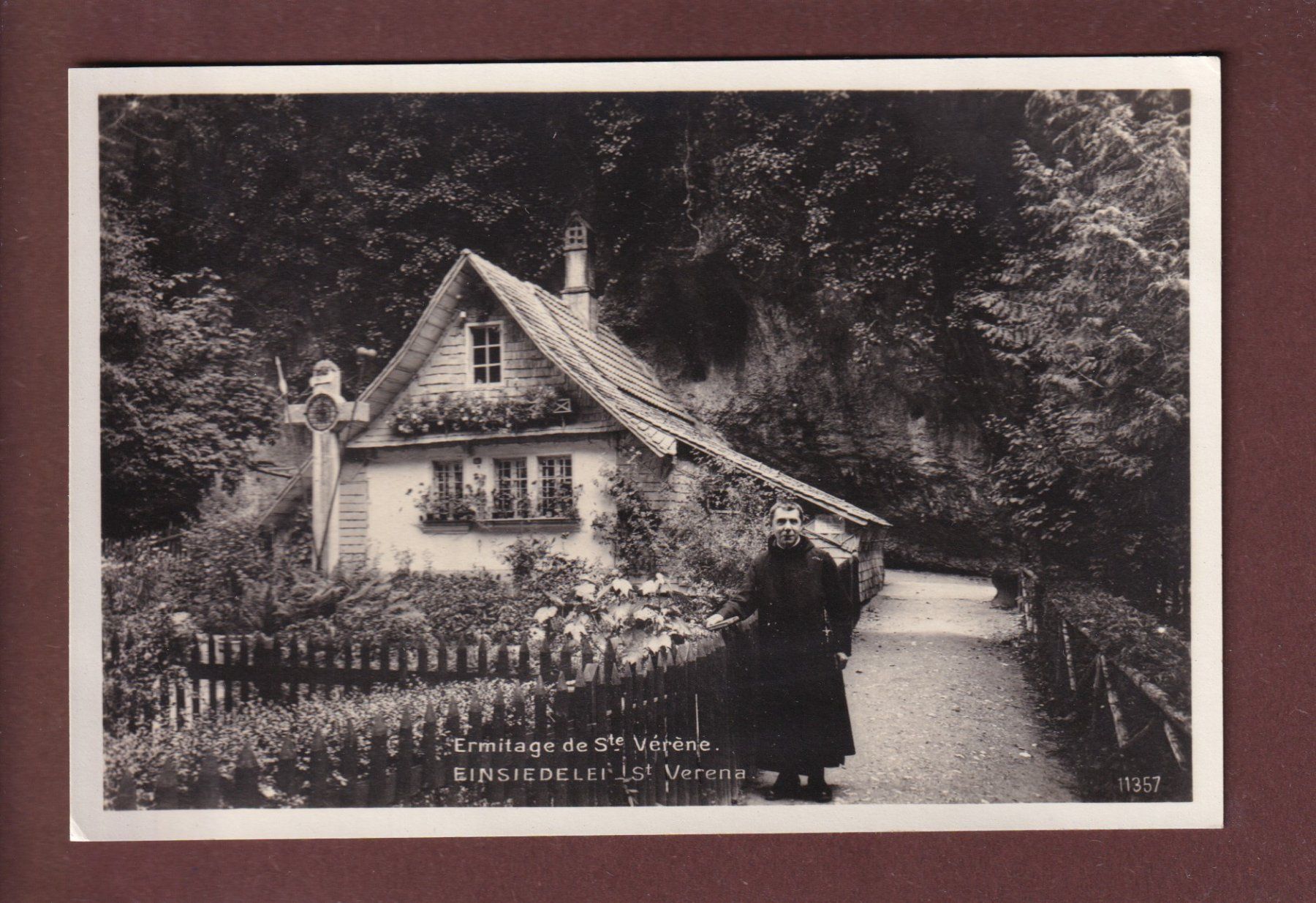 Cartoline postali: SOLOTHURN - Einsiedelei St. Verena – Usato da Pully venduto da nicecards