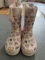 Bottes de pluie enfant motif coeur rose taille 23 Smile