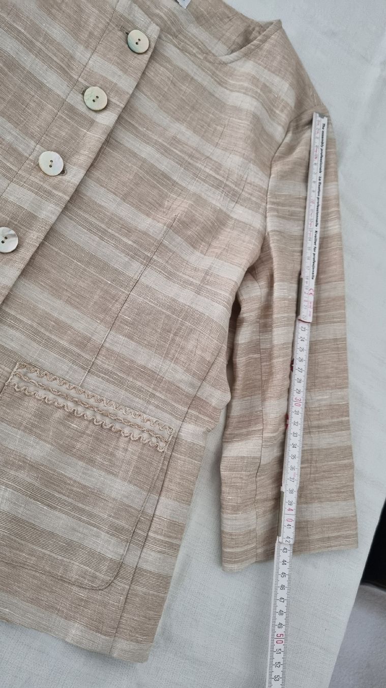 Jacken: Exklusiver Sommer-Blazer von "Andrè Maurice" Gr. 38 – Gebraucht aus Schneisingen von backstore24 7