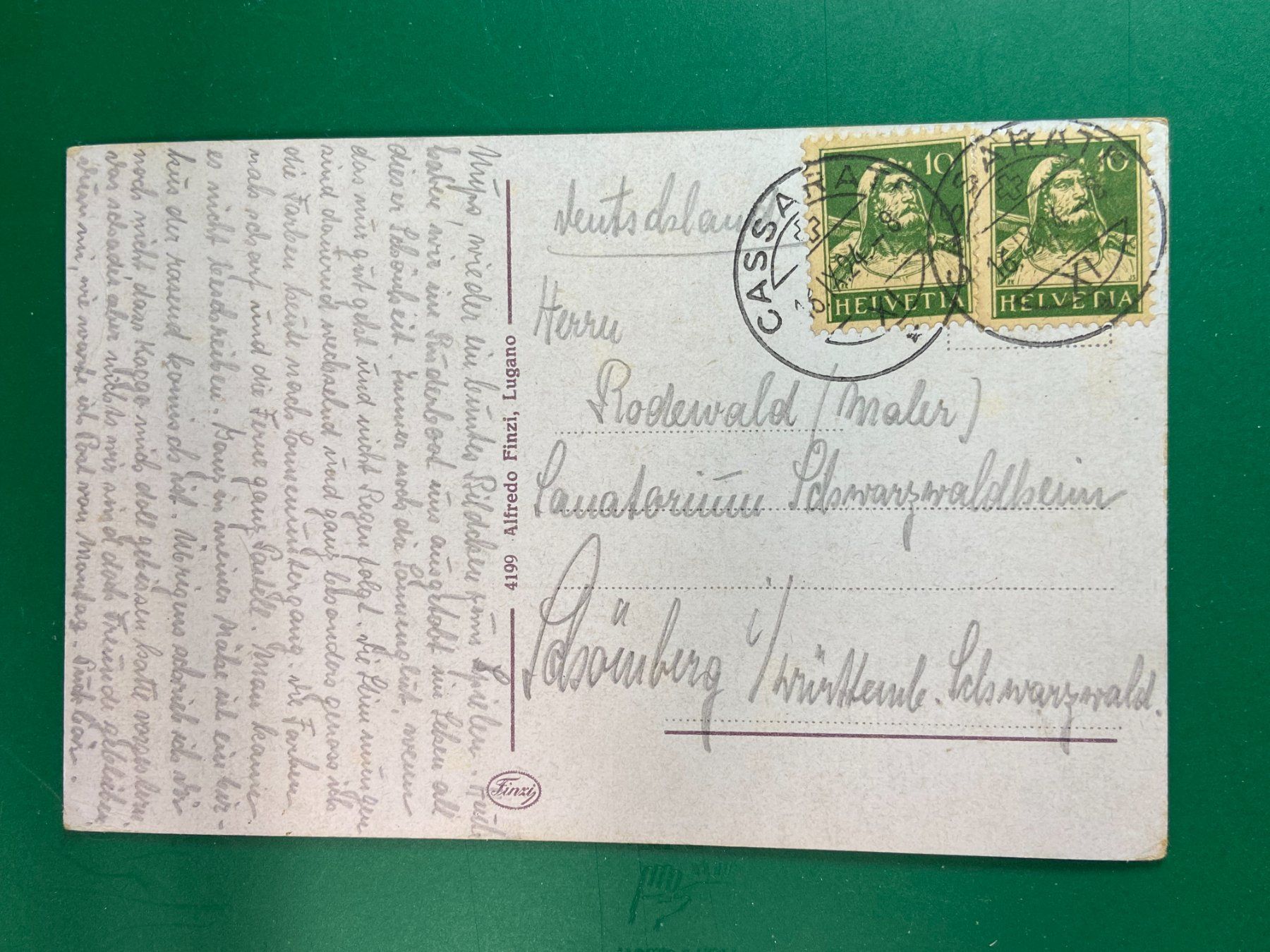 Cartoline postali: Lugano - Cattedrale – Usato da Steg VS venduto da danwer74 1