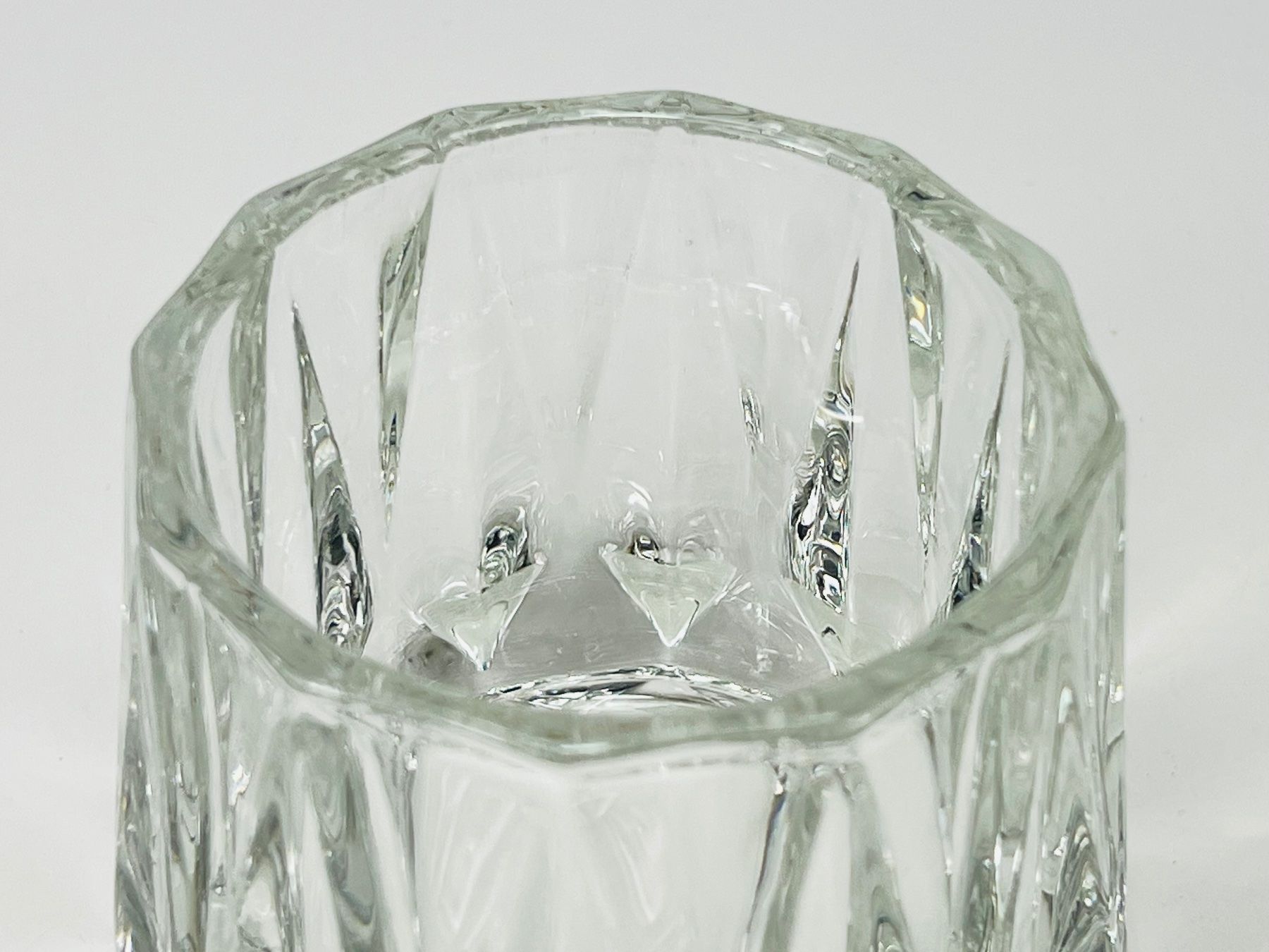Portacandele: PATENT HR - Pressglas Windlicht / Vase – Usato da Zürich venduto da Arche_Brockenhaus 5