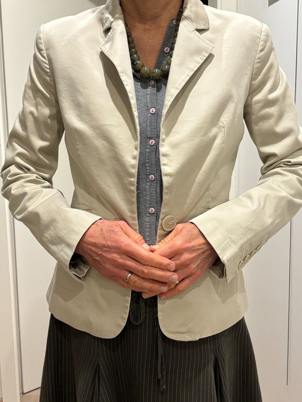 Mango Jacken: Jaquette Mango - Taille 38 - Petite tâche sur poitrine – Gebraucht aus Tannay von paraplu