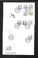 6 FDC Serie 680-693 Tierkreiszeichen ET 1982-1986