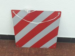 Panneau d'avertissement/signalisation pour porte-vélos