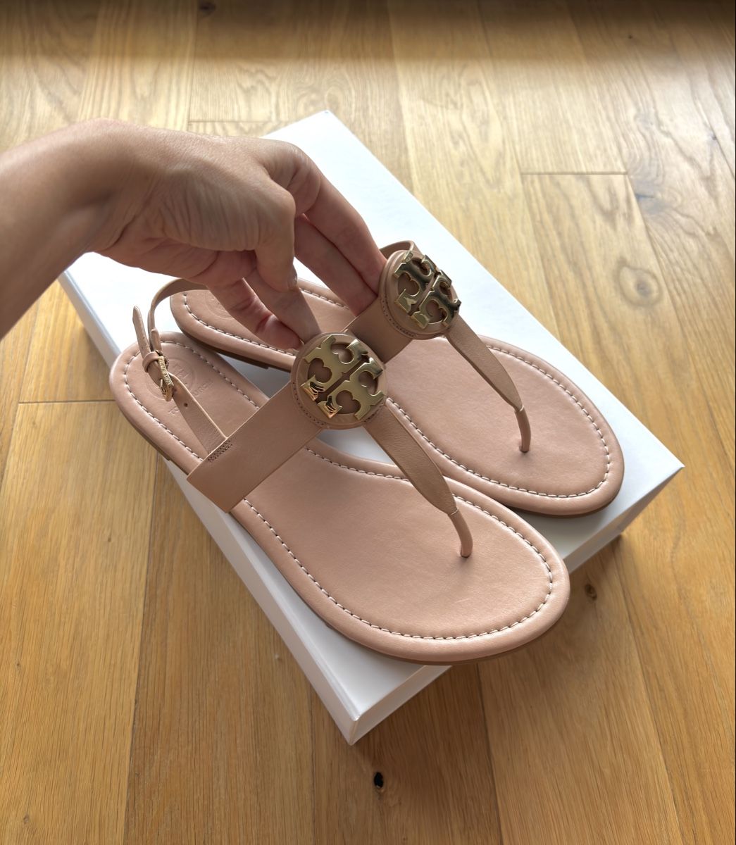 Tory Burch Damenschuhe: Tory Burch Sandalen rosa Grösse 41 – Gebraucht aus Ramsen von Myclothesforu