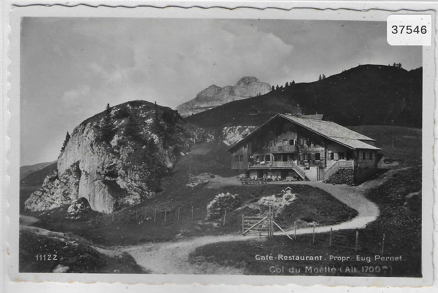 Cartoline postali: Cafe-Restaurant - Col du Moelle – Difettoso da Ettingen venduto da Kartenplanet