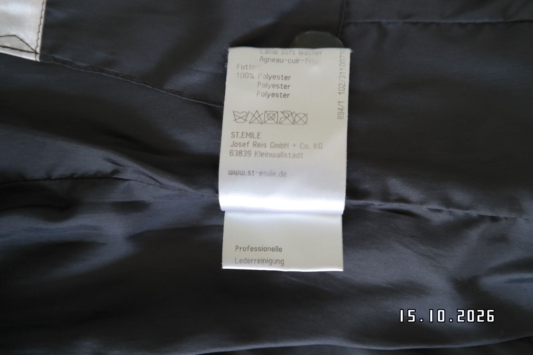 Jacken: Nappa Lederblazer St. Emile – Gebraucht aus Winterthur von Dagmar-Steffen011 6