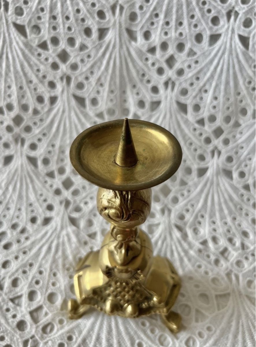 Kerzenständer: Messing Kerzenständer 6cm Dm Barock Stil 1200 Gram – Gebraucht aus Frenkendorf von Only1 5