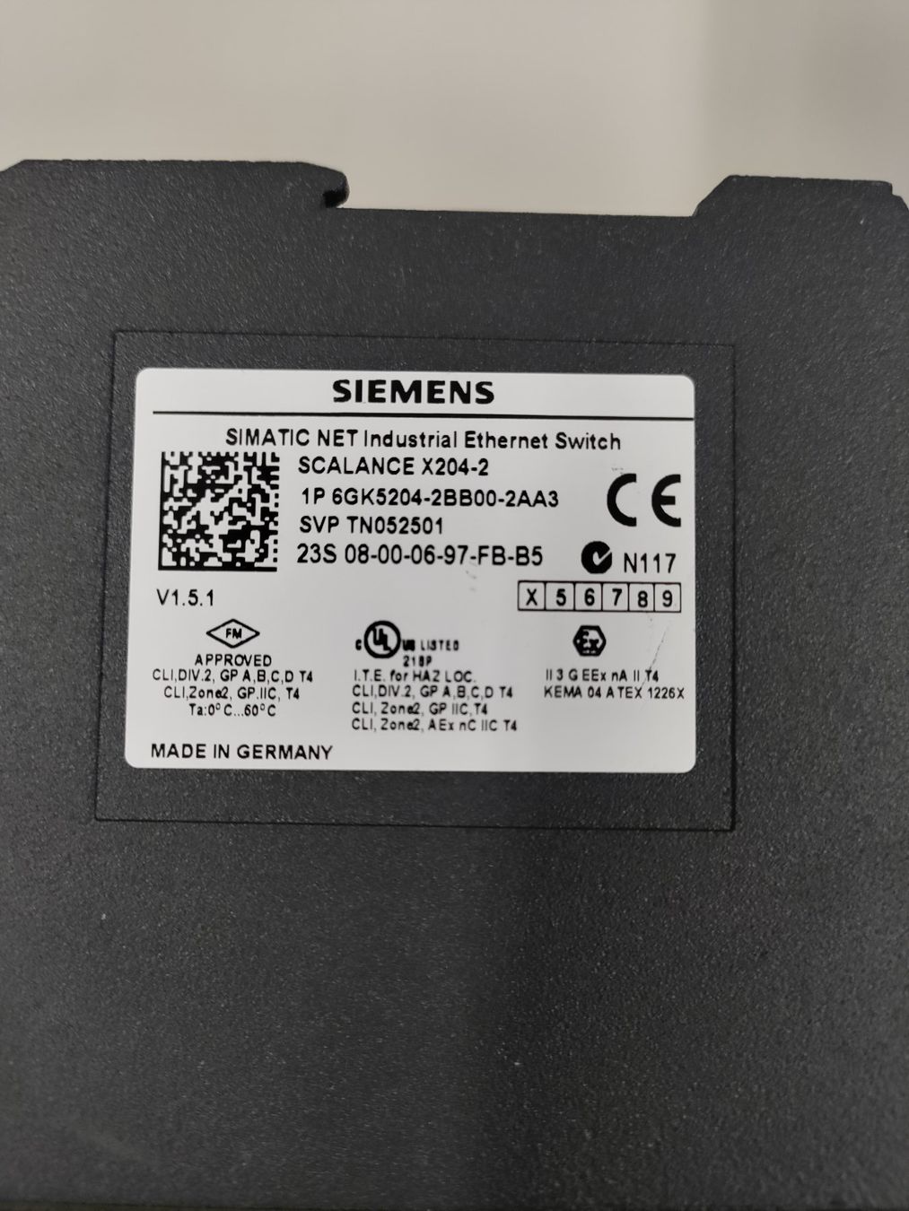 Siemens Elektronikbauteile: Siemens Scalance X204-2 Industrial Ethernet Switch Modul – Gebraucht aus Seewen SZ von Sauberwasser 4
