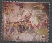 Alle Briefmarken: CENTENARIO REVOLUCION MEXICANA    (29 – Gebraucht aus Ruggell von Masescha