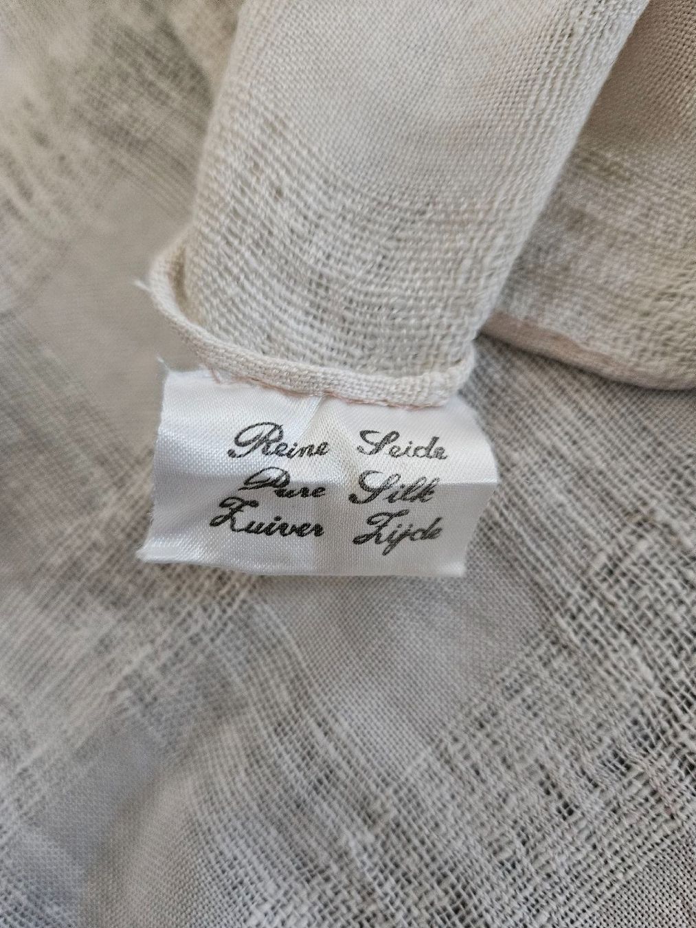 Foulard & Sciarpe: Seidentuch, Sommer-Schal, hellbeige – Usato da Anwil venduto da tamoos 1