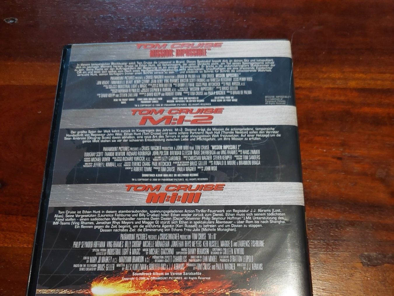 Tutti i DVDs: Tom Cruise Mission Impossible 1-3 – Usato da Beckenried venduto da Havacola 1