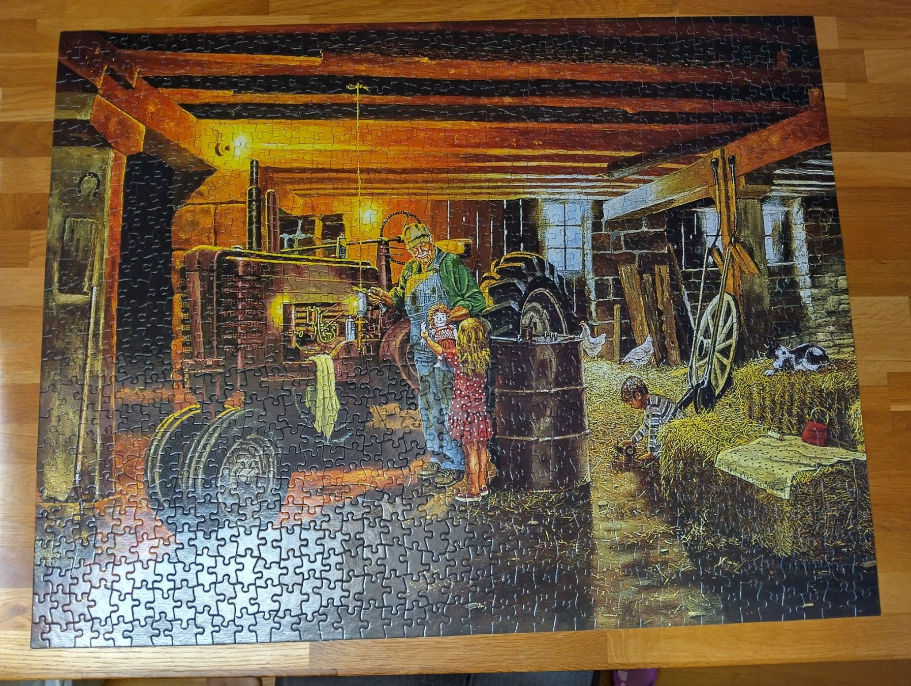Puzzles: 1000er Puzzle, Jigsaw, Im Stall, extra grosse Teile – Neu (gemäss Beschreibung) aus Full-Reuenthal von Ilor0309 1