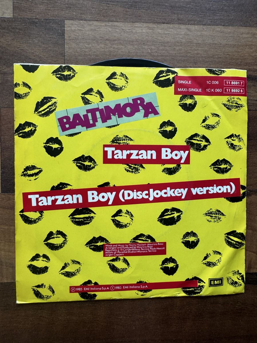 Schallplatten: Baltimora -  Tarzan Boy - 7" Single - 80s/Italo Disco – Gebraucht aus Rorbas von BlackstarRecords 1