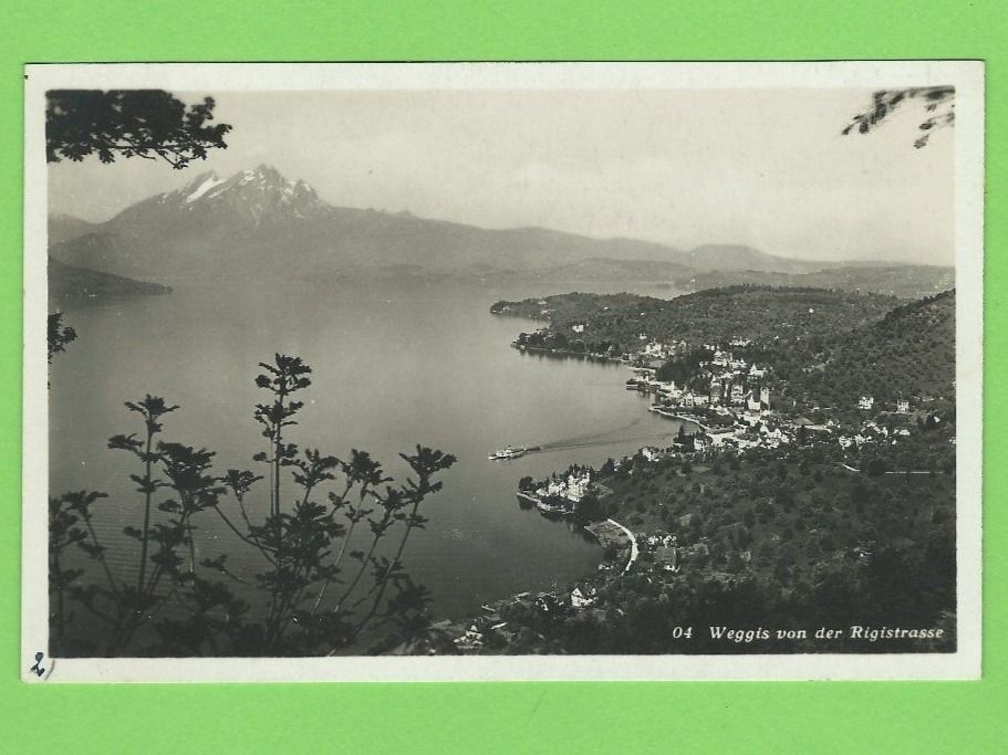 Cartoline postali: Weggis von der Rigistrasse – Usato da Zürich venduto da t24_de