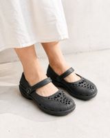 Schwarze Damen Clogs Gr. 38 – leichte Freizeit Schuhe