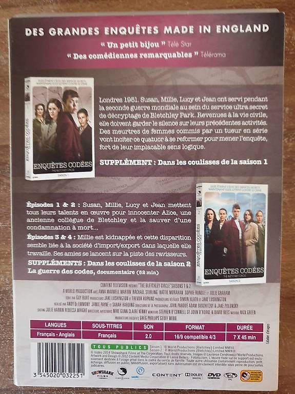 Alle DVDs: Série "Enquêtes codées" saisons 1 et 2 – Gebraucht aus Chamoson von Chricou7 1