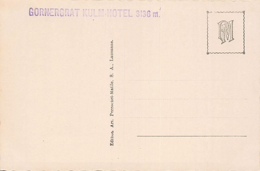 Cartoline postali: ALPIN: Gornergrat, Monte Rosa, mit Stempel – Usato da Frauenfeld venduto da POML 1