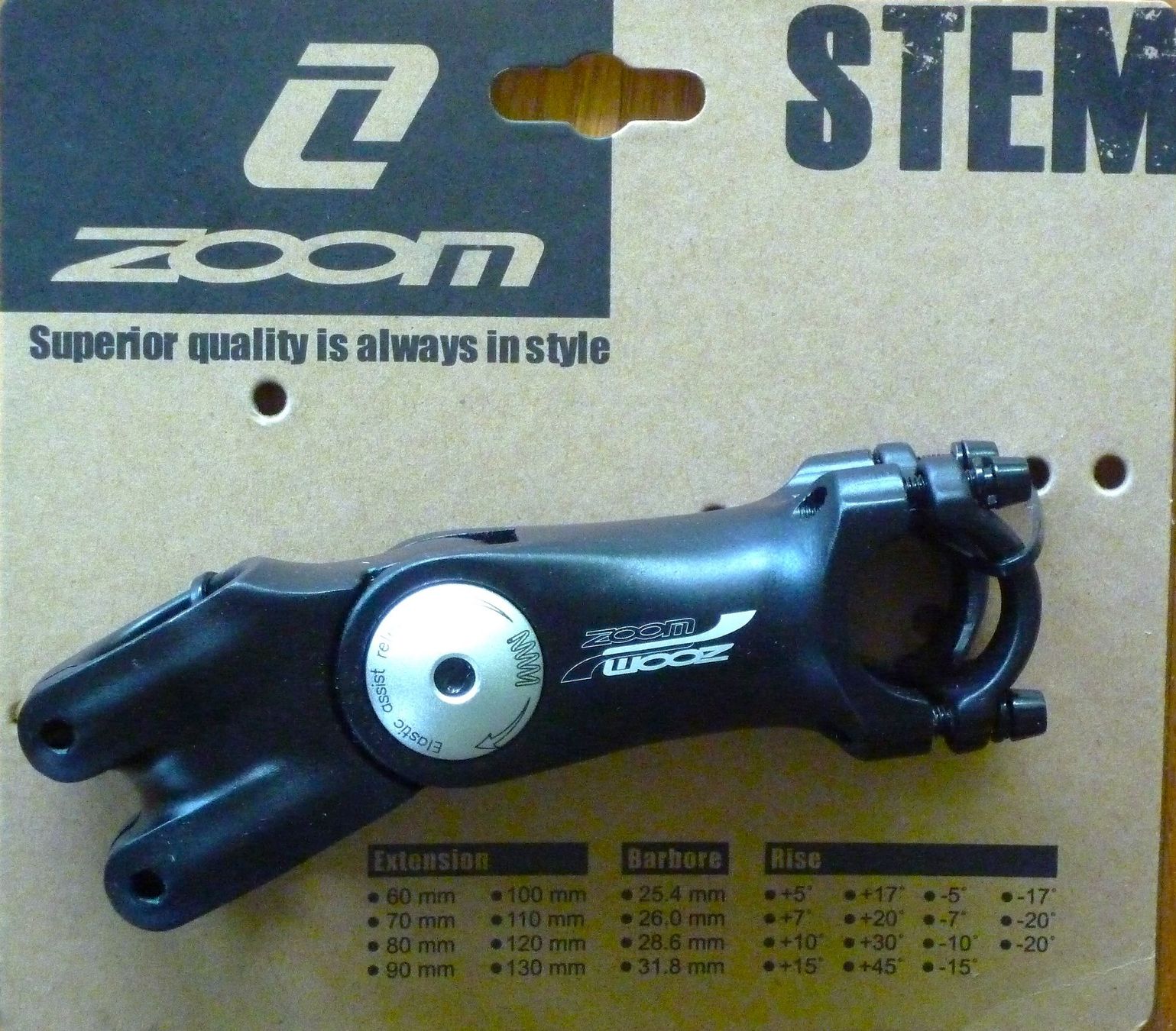 Zoom Ersatzteile: Zoom Vorbau – Neu und originalverpackt aus Biel/Bienne von Veng